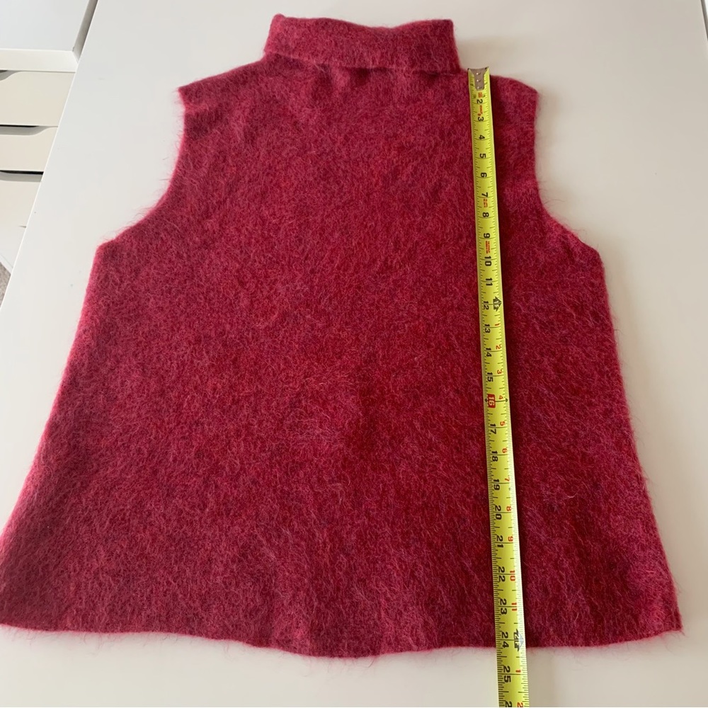 Eileen Fisher mohair wool sweater vest size Large - Picture 5 of 6